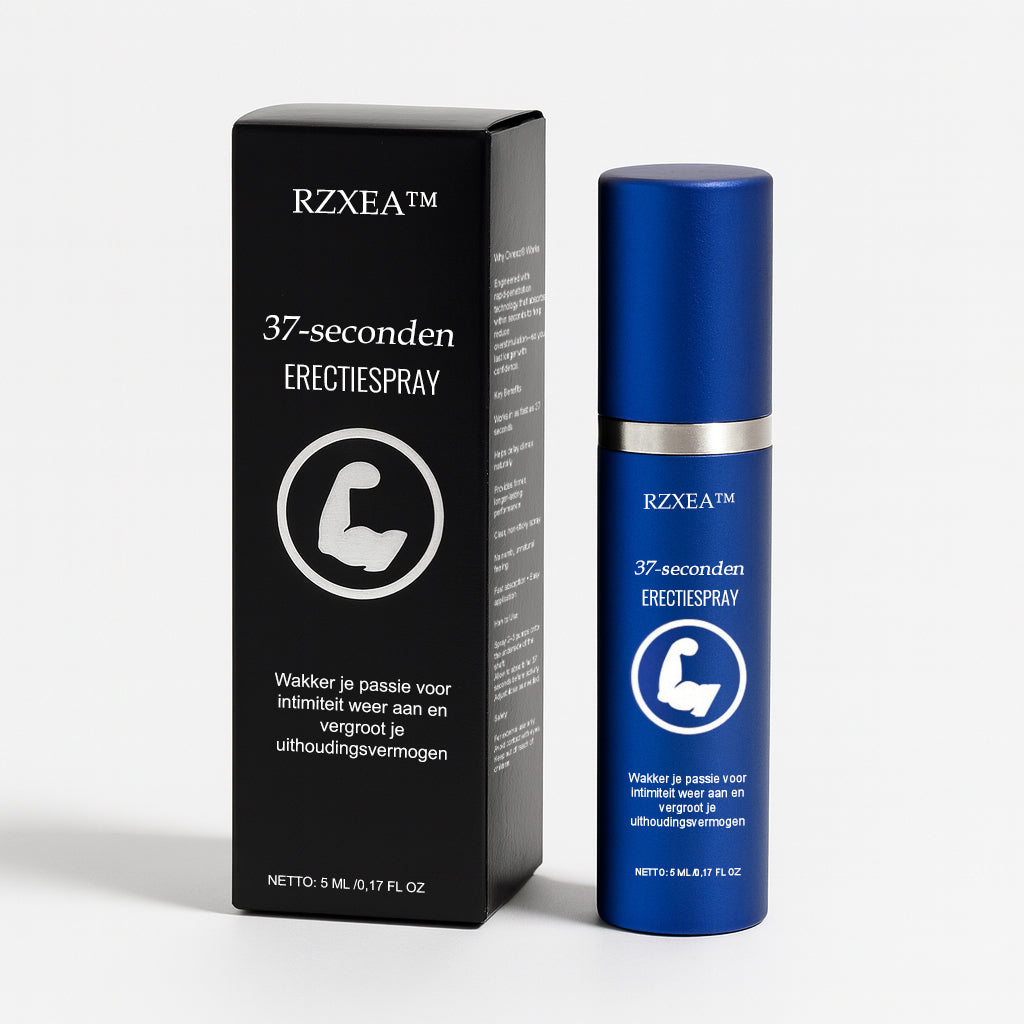 Klaar in een oogwenk: RZXEA™ 37-seconden erectiespray maakt een einde aan het wachten.