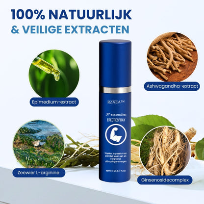 Klaar in een oogwenk: RZXEA™ 37-seconden erectiespray maakt een einde aan het wachten.