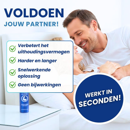 Klaar in een oogwenk: RZXEA™ 37-seconden erectiespray maakt een einde aan het wachten.