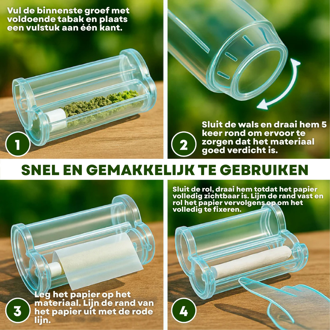 Mis het niet!🔥AEXZR® SmartRoll Draagbare Sigarettenroller